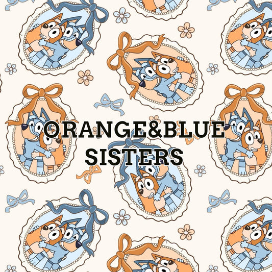Orange and blue sisters