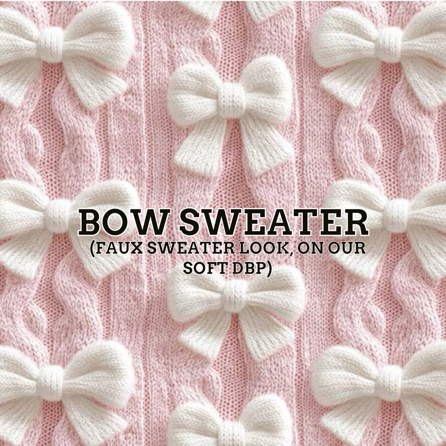 Bow Sweater - SMALL