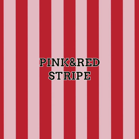 Pink + Red Stripe