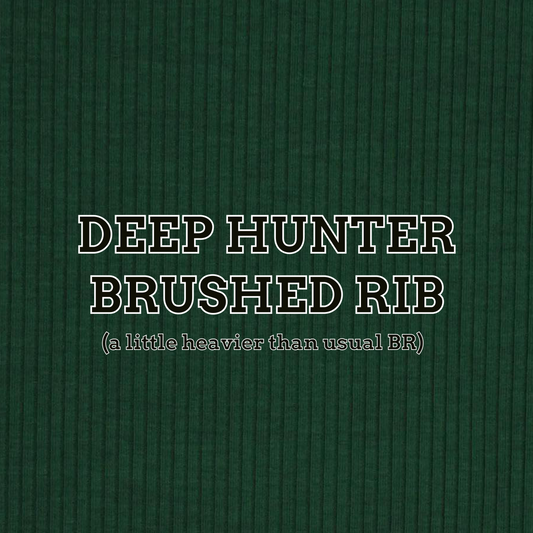 Deep Hunter brushed rib