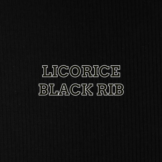 Licorice black rib